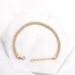 Bransoletka Złota z Cyrkoniami - Tenisowa, Próba 585