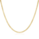 Naszyjnik Srebrny Pozłacany Taśma - Gliss