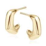 Kolczyki Srebrne Pozłacane - Noelle